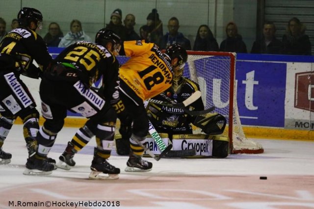 Photo hockey match Rouen - Strasbourg  le 30/11/2018