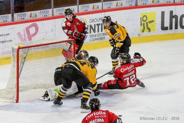 Photo hockey match Amiens  - Strasbourg  le 01/12/2018