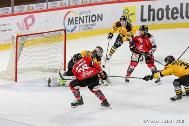 Photo hockey match Amiens  - Strasbourg  le 01/12/2018