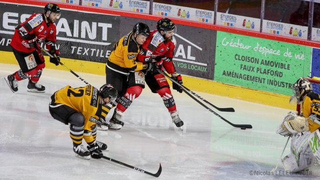 Photo hockey match Amiens  - Strasbourg  le 01/12/2018