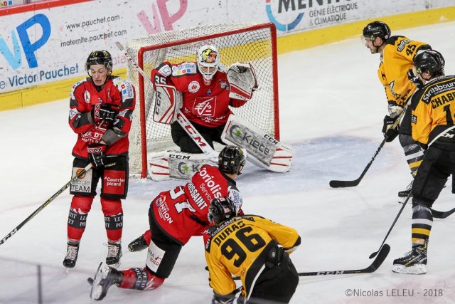 Photo hockey match Amiens  - Strasbourg  le 01/12/2018
