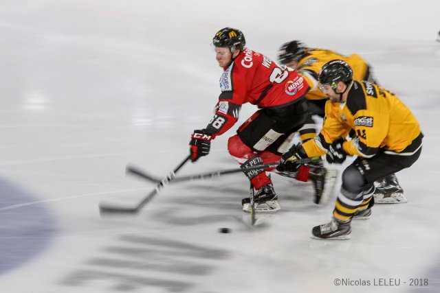 Photo hockey match Amiens  - Strasbourg  le 01/12/2018
