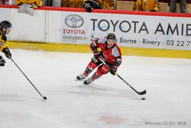 Photo hockey match Amiens  - Strasbourg  le 01/12/2018