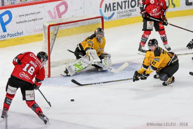 Photo hockey match Amiens  - Strasbourg  le 01/12/2018