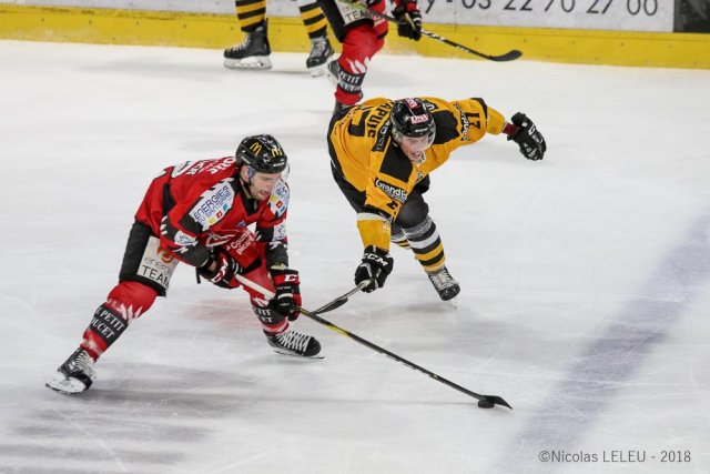 Photo hockey match Amiens  - Strasbourg  le 01/12/2018