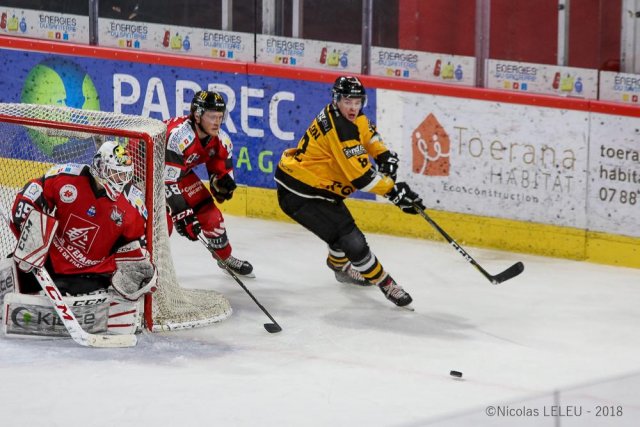 Photo hockey match Amiens  - Strasbourg  le 01/12/2018