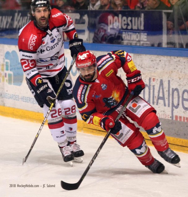 Photo hockey match Grenoble  - Angers  le 02/12/2018