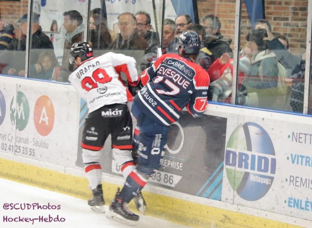 Photo hockey match Angers  - Mulhouse le 30/11/2018
