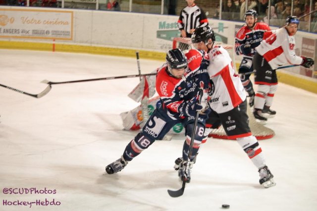 Photo hockey match Angers  - Mulhouse le 30/11/2018