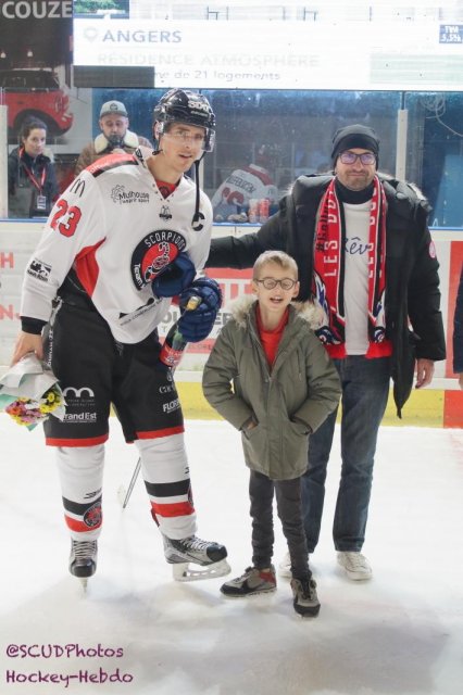 Photo hockey match Angers  - Mulhouse le 30/11/2018