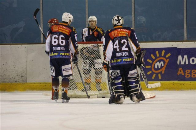 Photo hockey match Montpellier  - Cergy-Pontoise le 14/03/2009