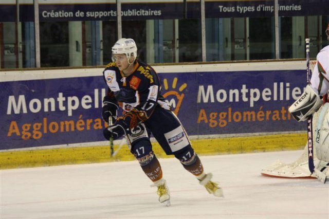 Photo hockey match Montpellier  - Cergy-Pontoise le 14/03/2009