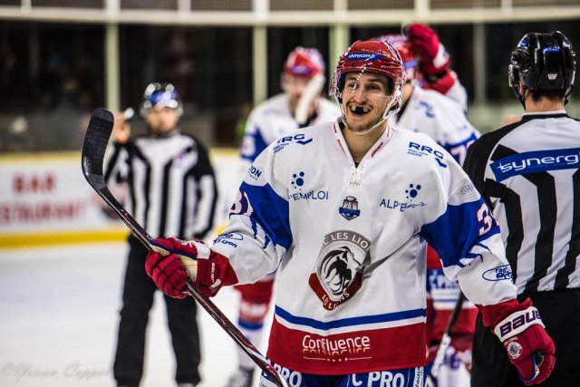 Photo hockey match Chamonix  - Lyon le 04/12/2018