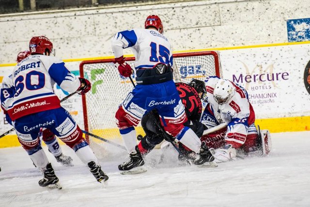 Photo hockey match Chamonix  - Lyon le 04/12/2018