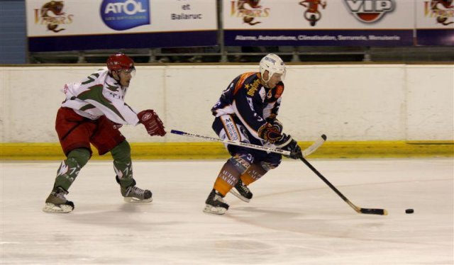 Photo hockey match Montpellier  - Cergy-Pontoise le 14/03/2009