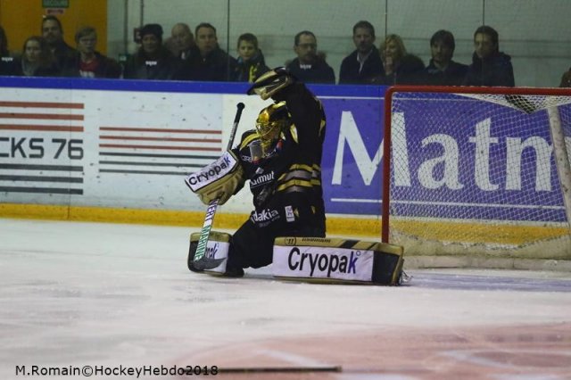 Photo hockey match Rouen - Grenoble  le 04/12/2018