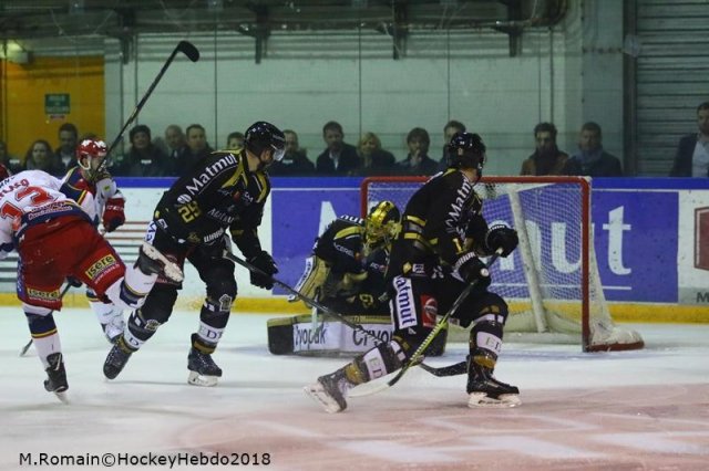 Photo hockey match Rouen - Grenoble  le 04/12/2018