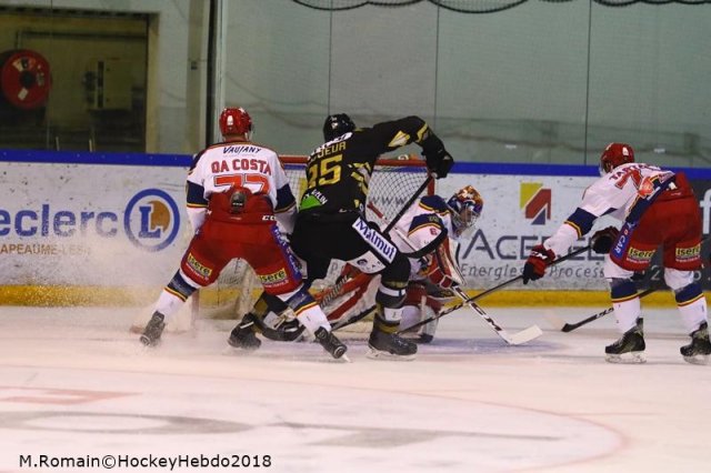 Photo hockey match Rouen - Grenoble  le 04/12/2018