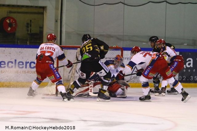 Photo hockey match Rouen - Grenoble  le 04/12/2018