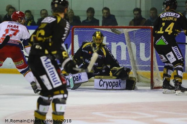 Photo hockey match Rouen - Grenoble  le 04/12/2018