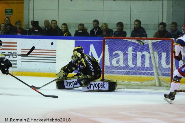Photo hockey match Rouen - Grenoble  le 04/12/2018