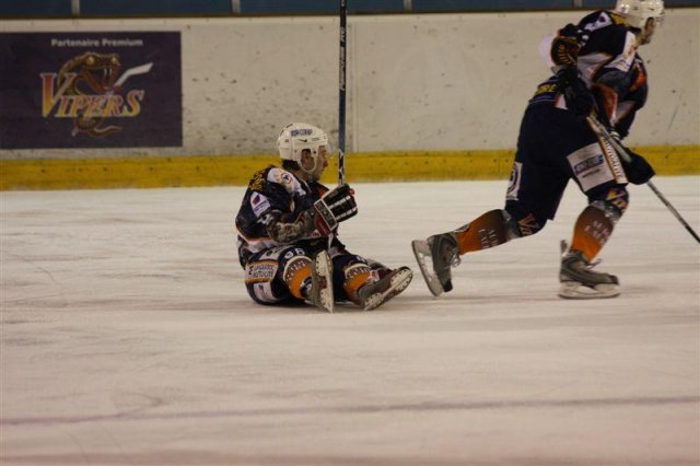 Photo hockey match Montpellier  - Cergy-Pontoise le 14/03/2009