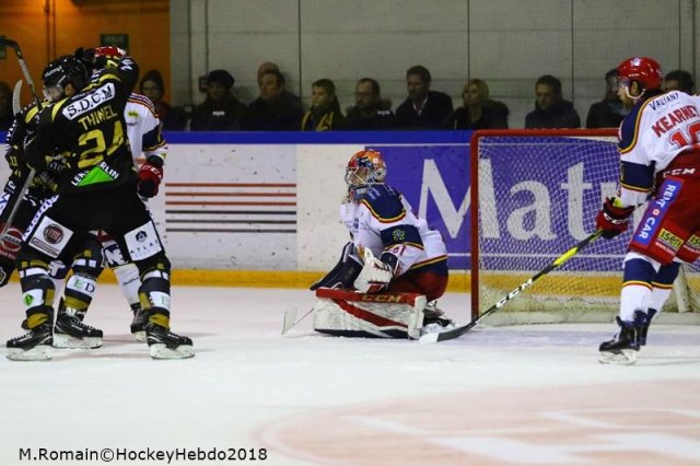 Photo hockey match Rouen - Grenoble  le 04/12/2018