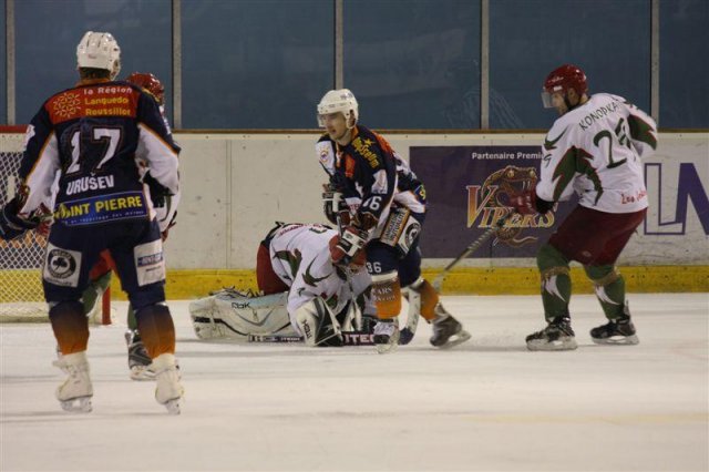 Photo hockey match Montpellier  - Cergy-Pontoise le 14/03/2009
