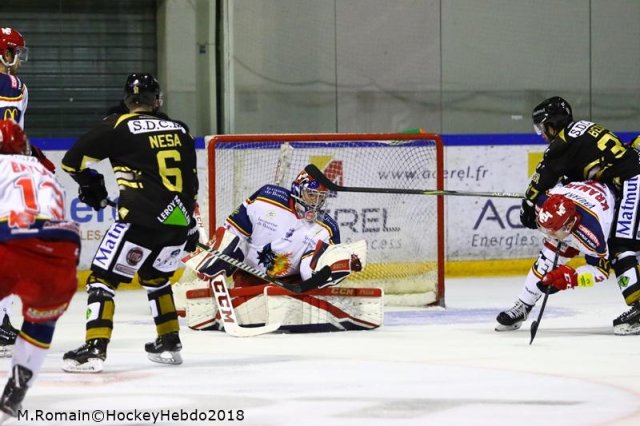 Photo hockey match Rouen - Grenoble  le 04/12/2018