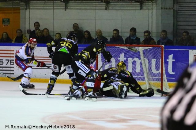Photo hockey match Rouen - Grenoble  le 04/12/2018