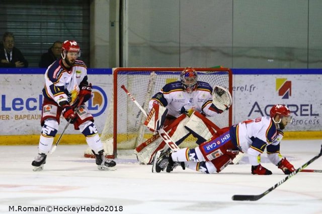 Photo hockey match Rouen - Grenoble  le 04/12/2018
