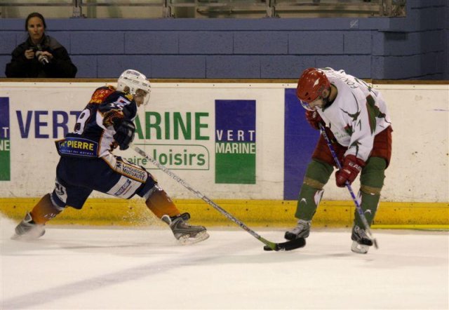 Photo hockey match Montpellier  - Cergy-Pontoise le 14/03/2009