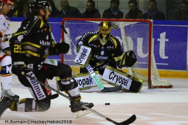 Photo hockey match Rouen - Grenoble  le 04/12/2018