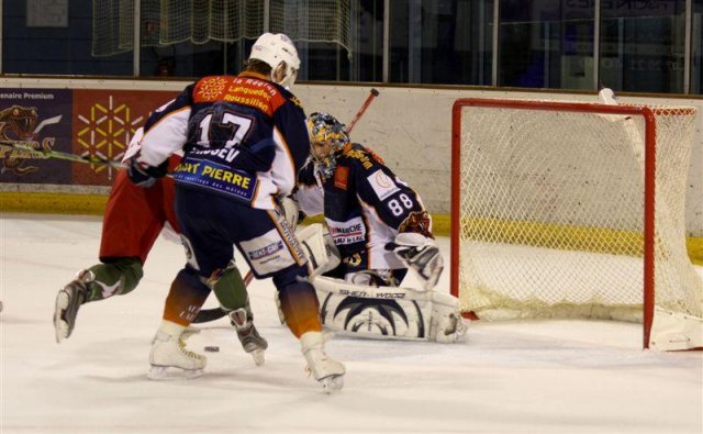 Photo hockey match Montpellier  - Cergy-Pontoise le 14/03/2009