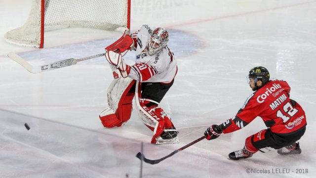 Photo hockey match Amiens  - Bordeaux le 04/12/2018