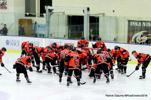 Photo hockey match Nice - Anglet le 04/12/2018