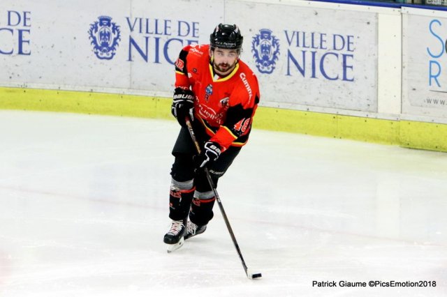 Photo hockey match Nice - Anglet le 04/12/2018