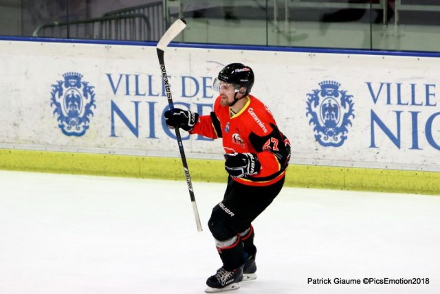 Photo hockey match Nice - Anglet le 04/12/2018