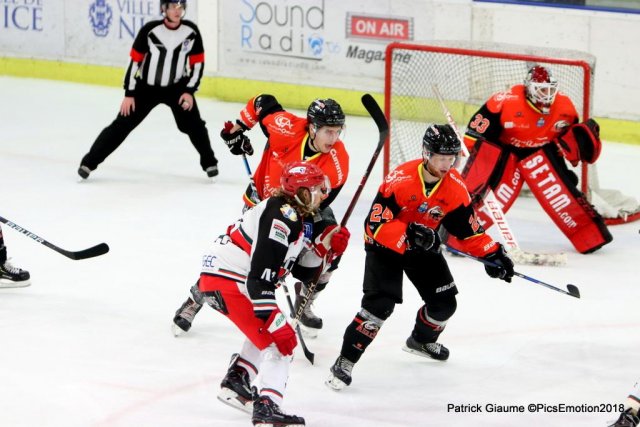 Photo hockey match Nice - Anglet le 04/12/2018
