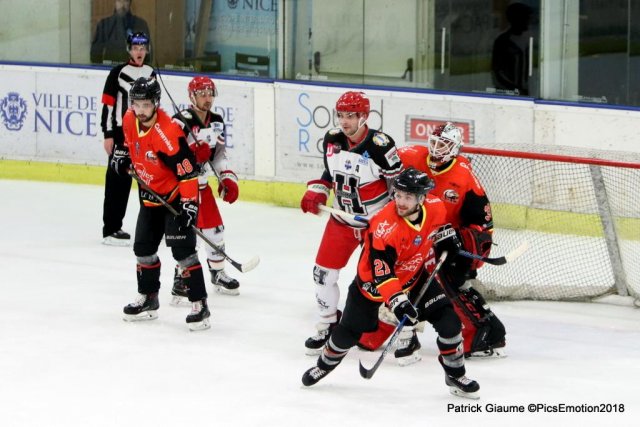 Photo hockey match Nice - Anglet le 04/12/2018