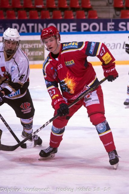 Photo hockey reportage U20 - Grenoble vs HC74.