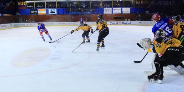 Photo hockey match Lyon - Strasbourg  le 06/12/2018
