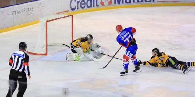 Photo hockey match Lyon - Strasbourg  le 06/12/2018