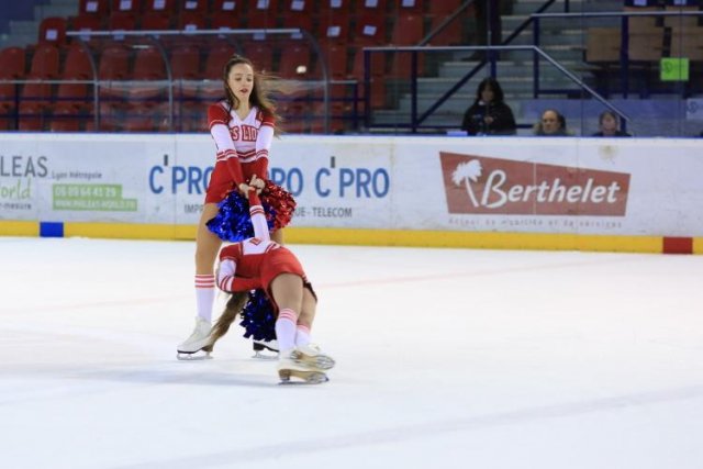 Photo hockey match Lyon - Strasbourg  le 06/12/2018