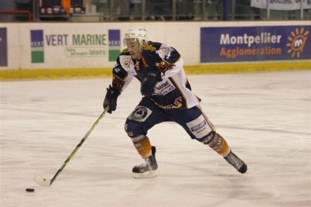 Photo hockey match Montpellier  - Cergy-Pontoise le 14/03/2009