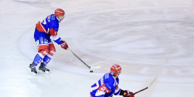 Photo hockey match Lyon - Strasbourg  le 06/12/2018