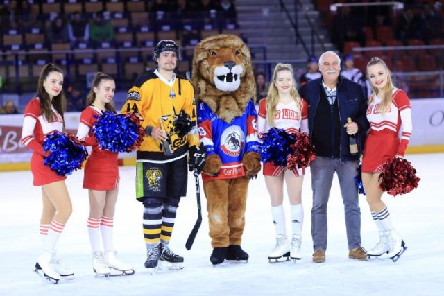 Photo hockey match Lyon - Strasbourg  le 06/12/2018