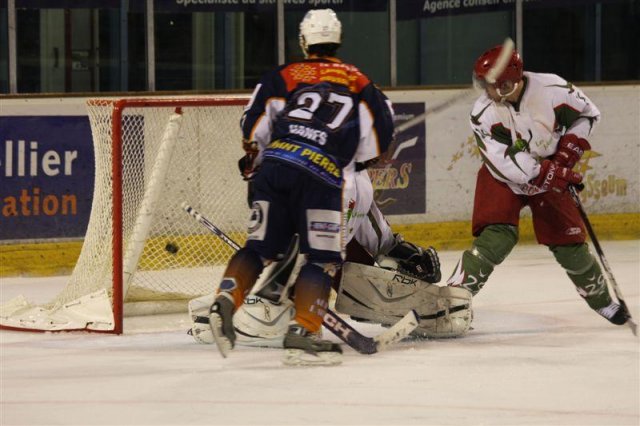 Photo hockey match Montpellier  - Cergy-Pontoise le 14/03/2009