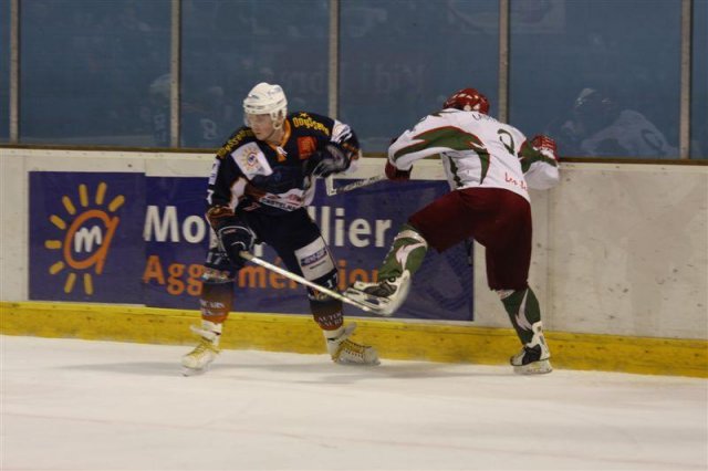 Photo hockey match Montpellier  - Cergy-Pontoise le 14/03/2009
