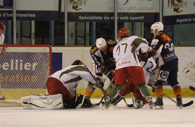 Photo hockey match Montpellier  - Cergy-Pontoise le 14/03/2009